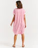 Maxine TShirt Dress Cherry Blossom Stripe