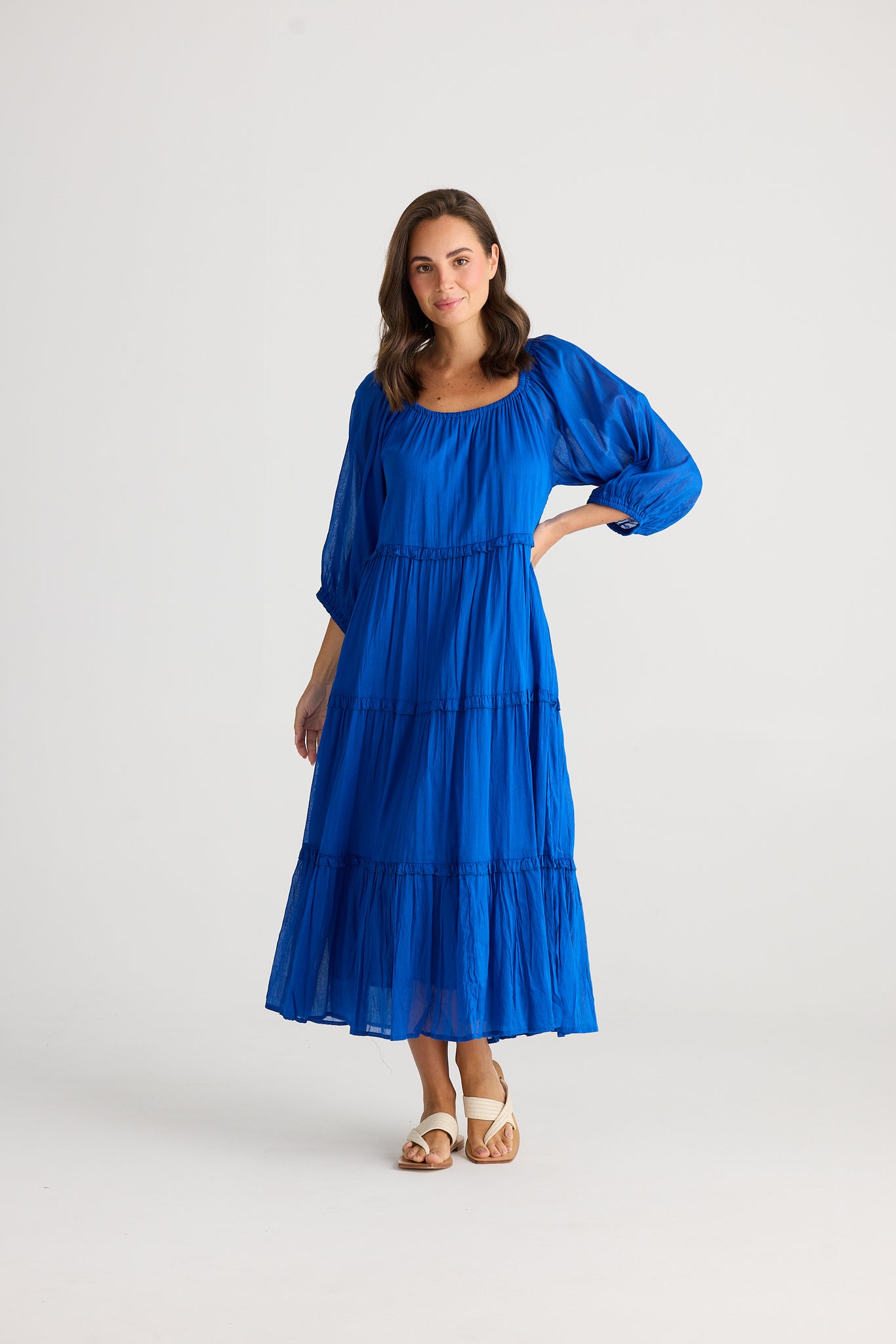 Sapphire Grenadine Dress