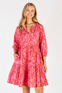 Lula Life Laken Dress Melon