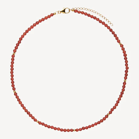 Najo Geranio Red Onyx Necklace