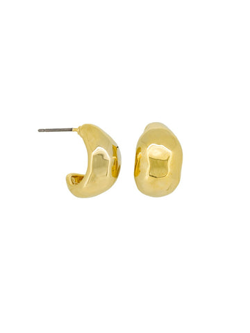 Gold Marley Hoops