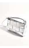 Orla Metallic Weave Foldover Small Bag